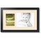 ArtToFrames Collage Photo Picture Frame with 1 - 5x7, 8x10 inch Openings, Framed in Black with Over 62 Mat Color Options and Regular Glass (CSM-3926-166)